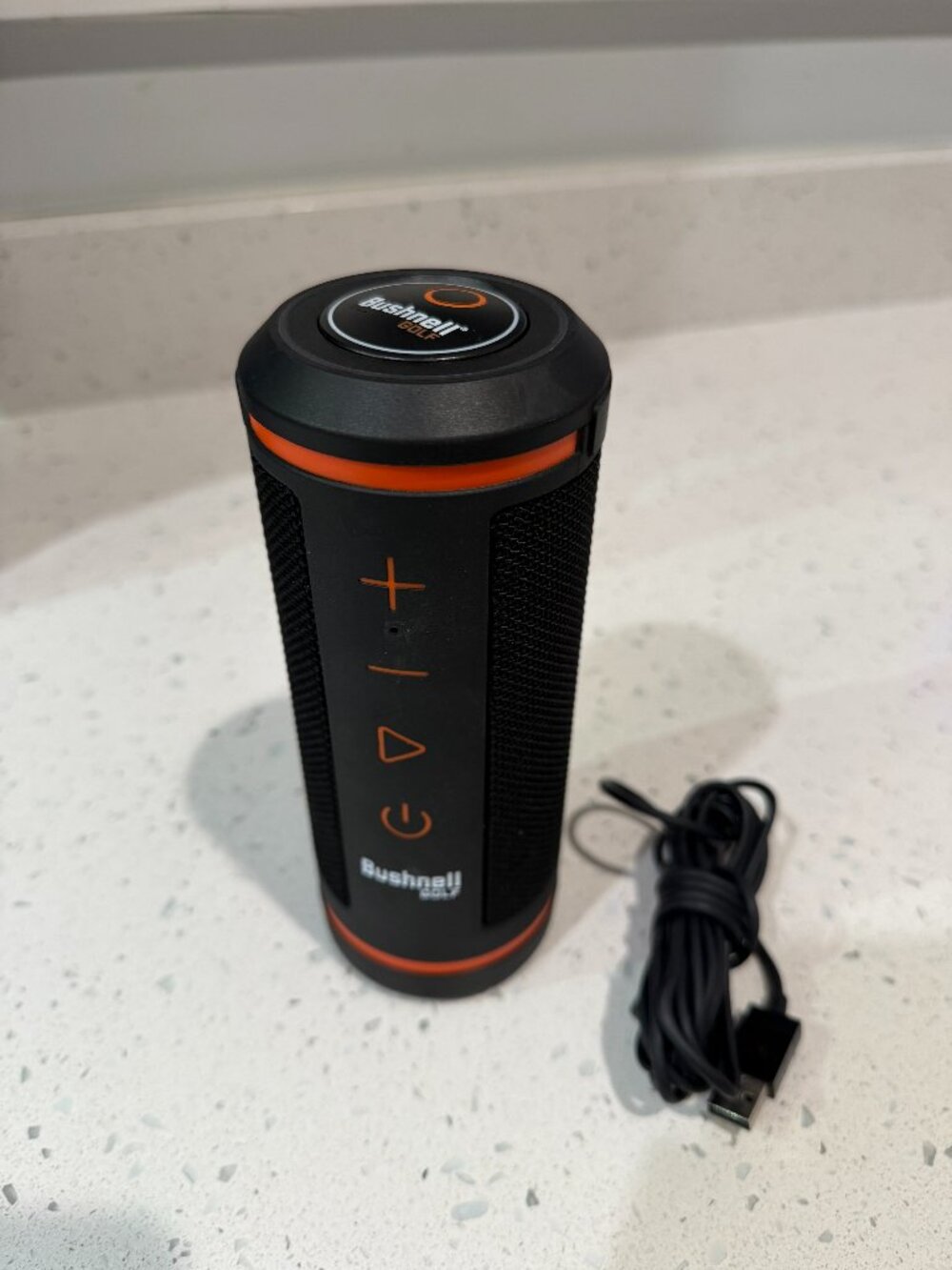 Bushnell Golf Wingman GPS Bluetooth Speaker with Charging Cable and Remote